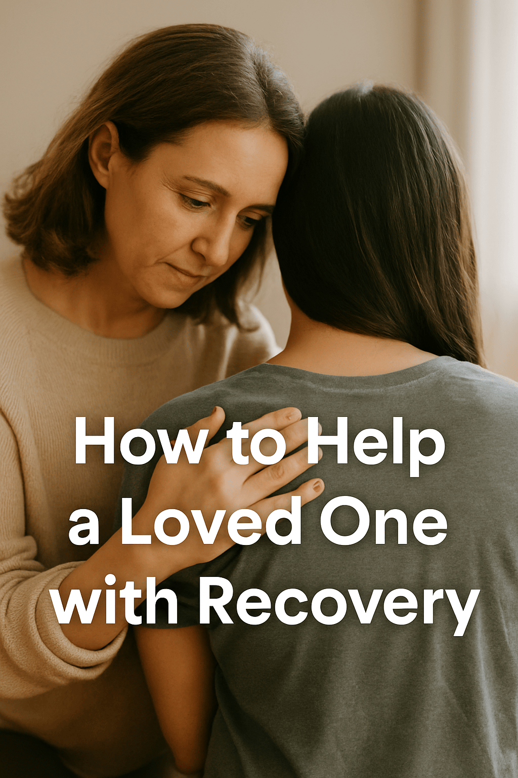 How to help a loved one to recovery